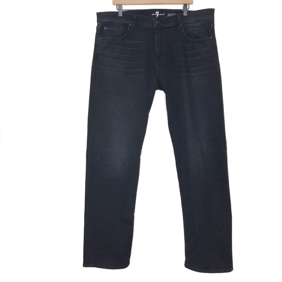 7 FOR ALL MANKIND Austyn Relaxed Straight Leg Jeans 40 - Picture 1 of 11